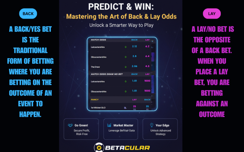 Predict & Win: Mastering the Art of Back & Lay Odds