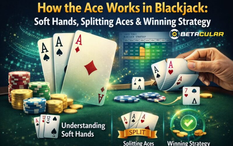 How the Ace Works in Blackjack: Soft Hands, Splitting Aces & Winning Strategy