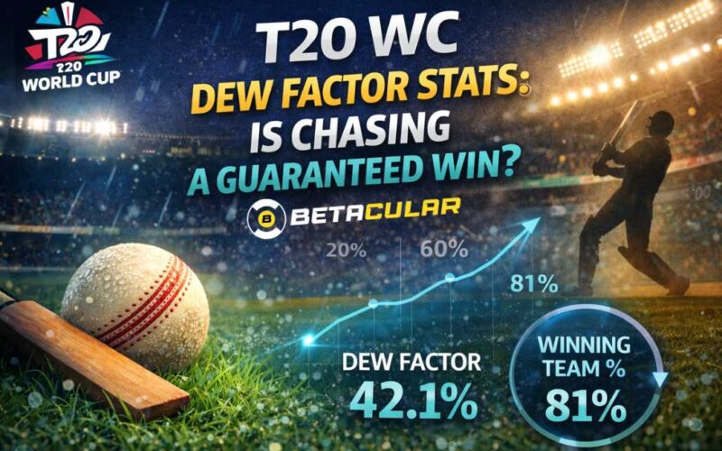 T20 WC Dew Factor Stats: Is Chasing a Guaranteed Win?